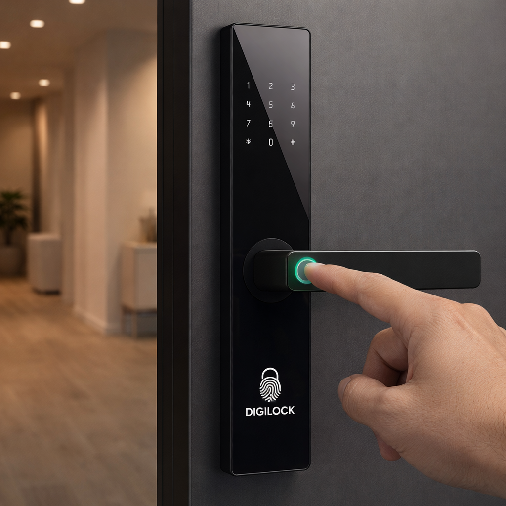 Digilock D210 - Déverrouillage par empreinte digitale